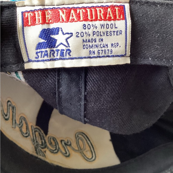 Vintage Starter University of Oregon SnapBack script Hat 80% wool the natural - Picture 13 of 13